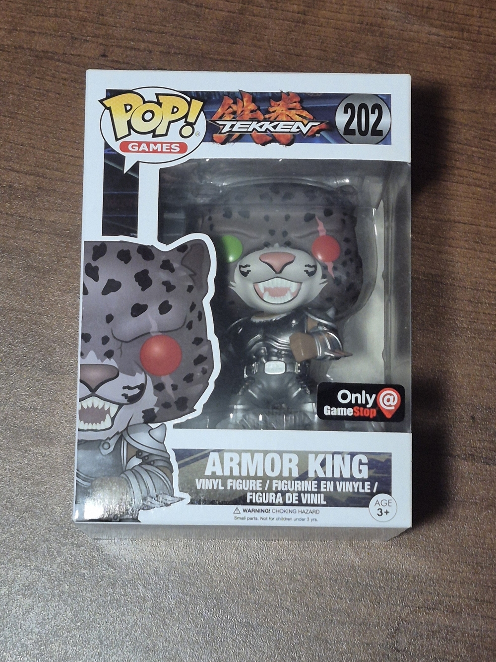 Funko Pop Tekken Armor King 202 GameStop Exclusive Vinyl Figure Fighting Games